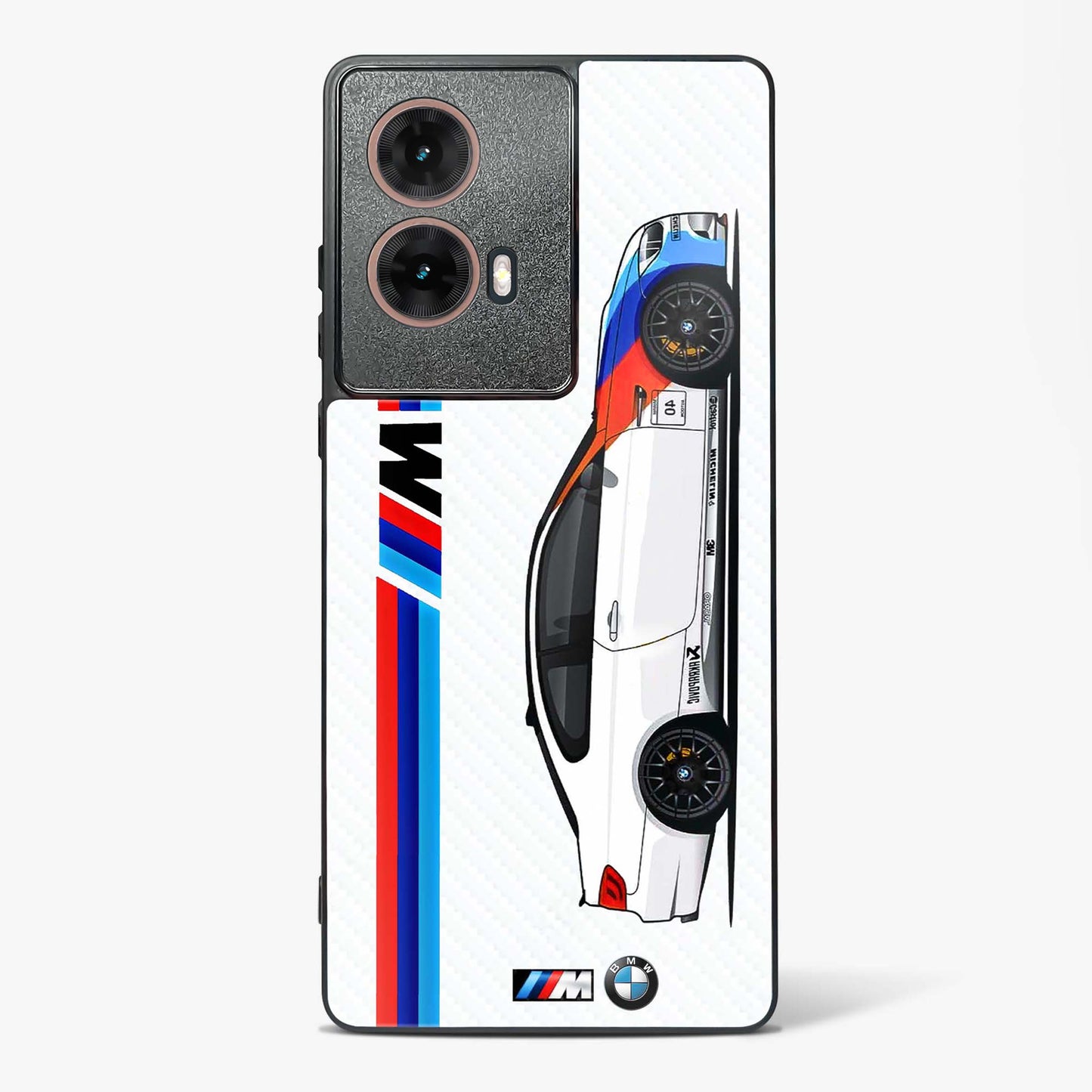 Cool Auto Racing Glass Phone Case-Moto G85 5G