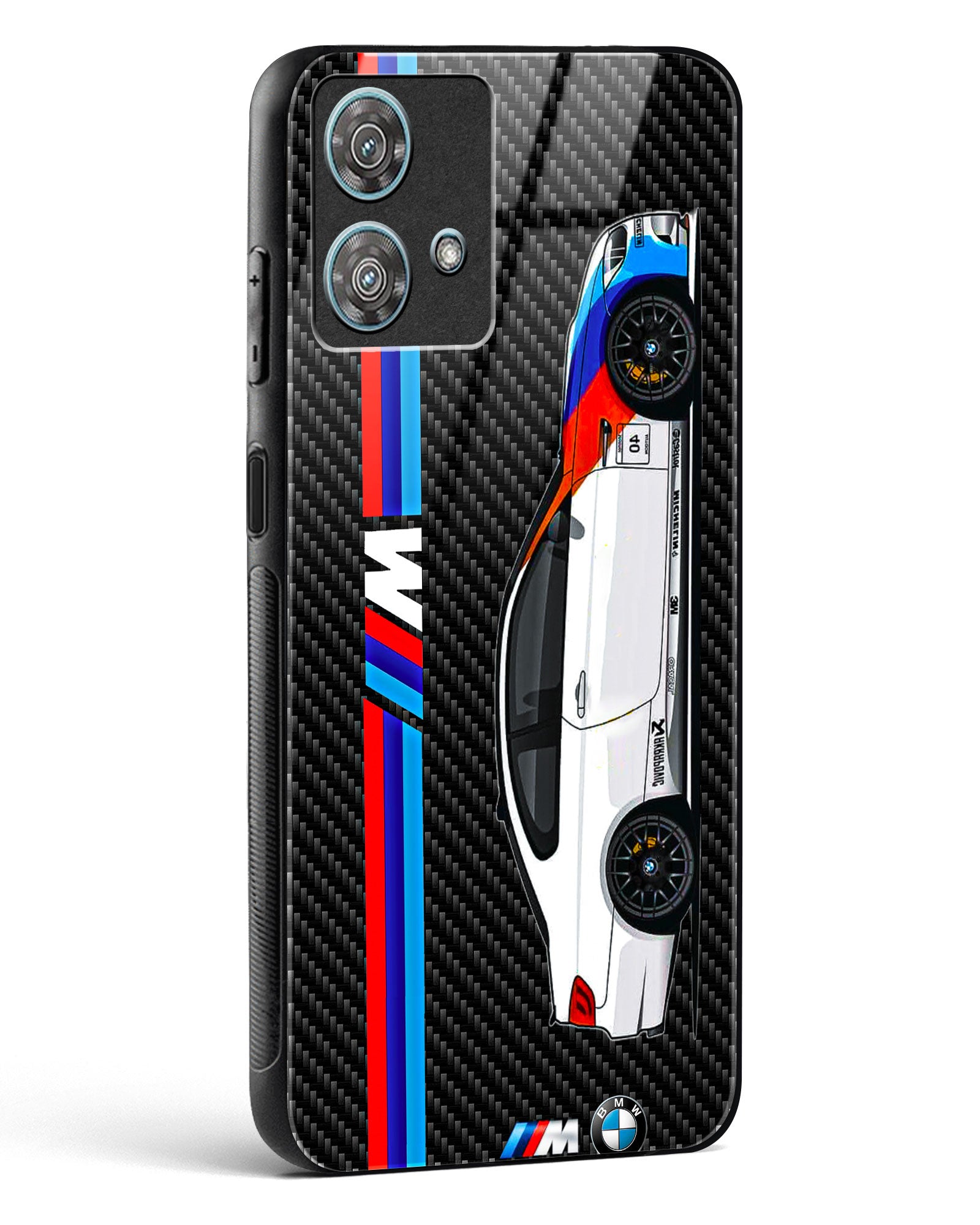 Cool Auto Racing Glass Phone Case-Motorola Edge 40 Neo