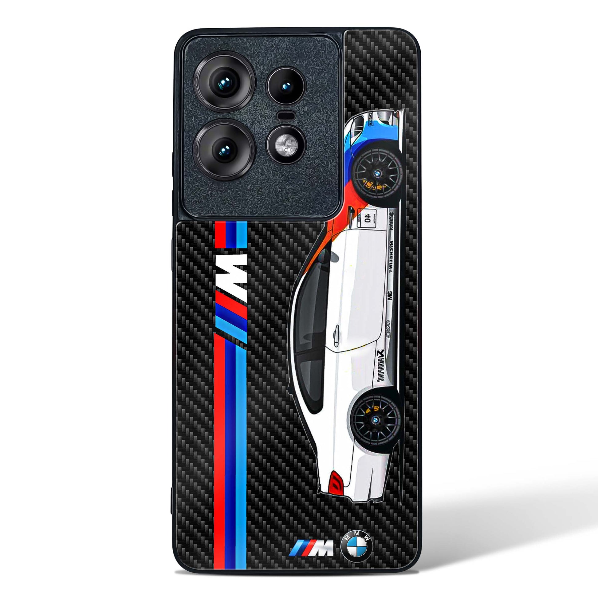 Cool Auto Racing Glass Phone Case-Motorola Edge 50 Pro