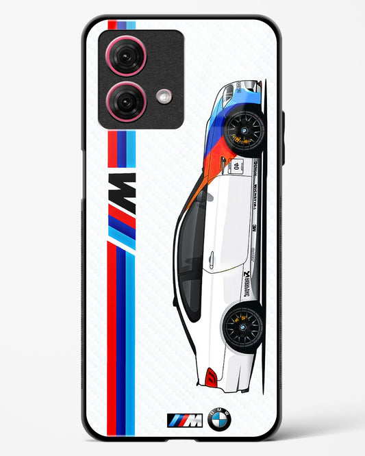 Cool Racing Car Glass Phone Case-Moto G84 5G