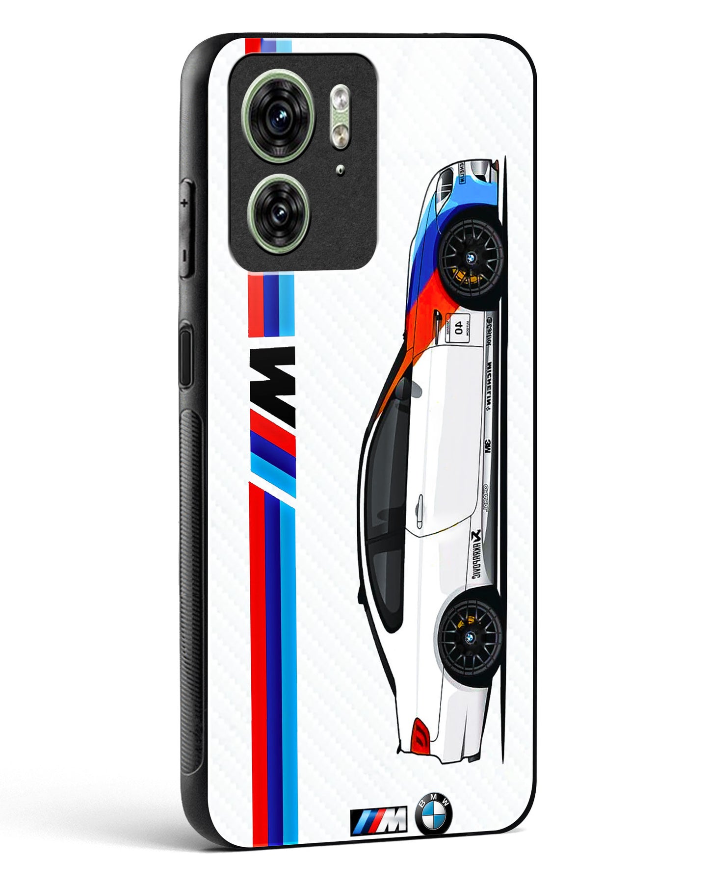 Cool Racing Car Glass Phone Case-Motorola Edge 40