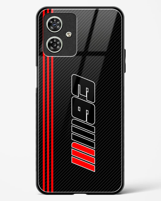 Cool Racing Moto Glass Phone Case-Moto G54 5G