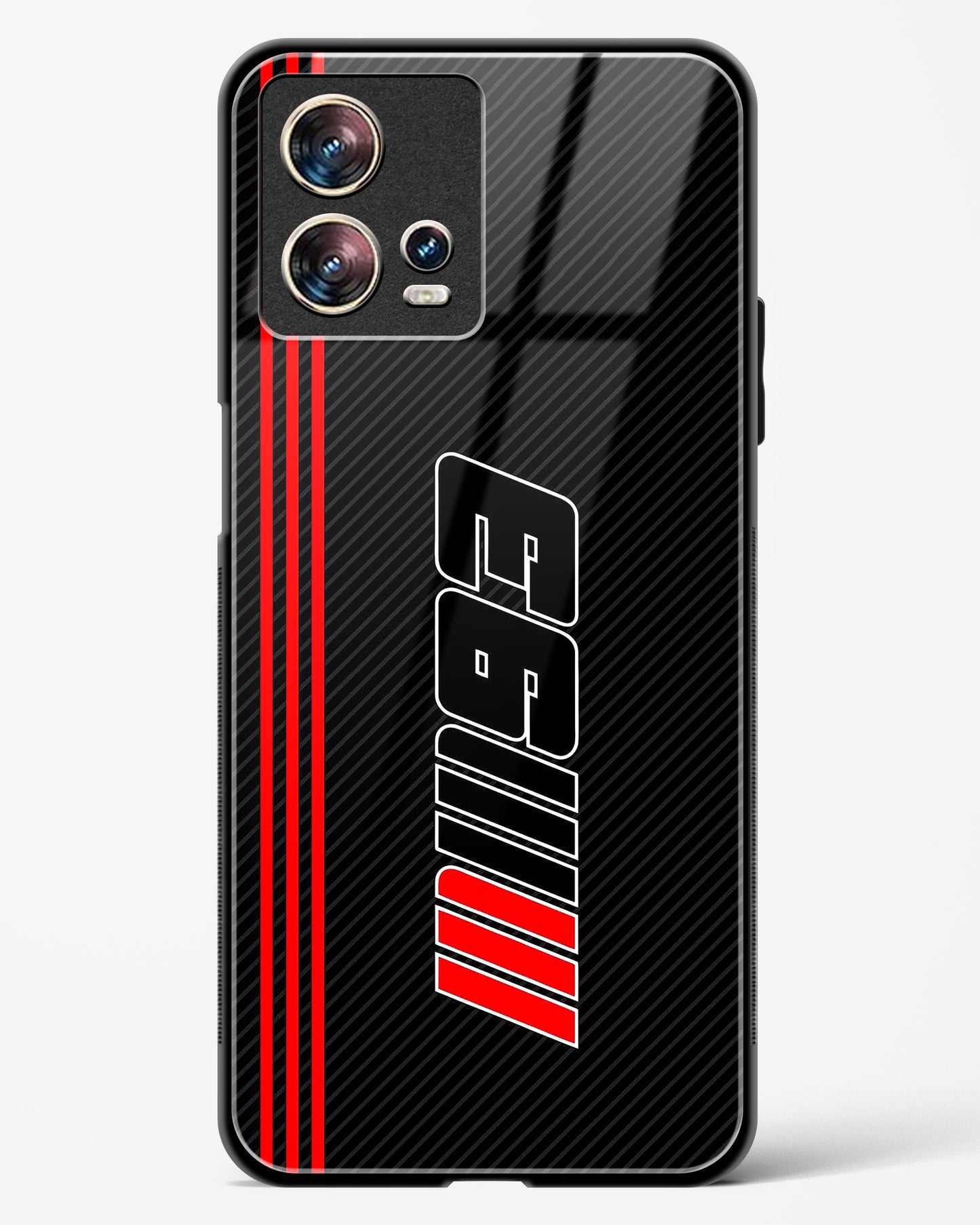 Cool Racing Moto Glass Phone Case-Motorola Edge 30 Fusion