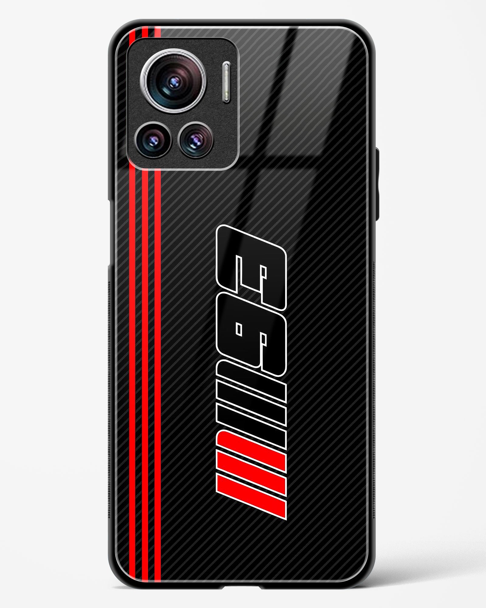 Cool Racing Moto Glass Phone Case-Motorola Edge 30 Ultra