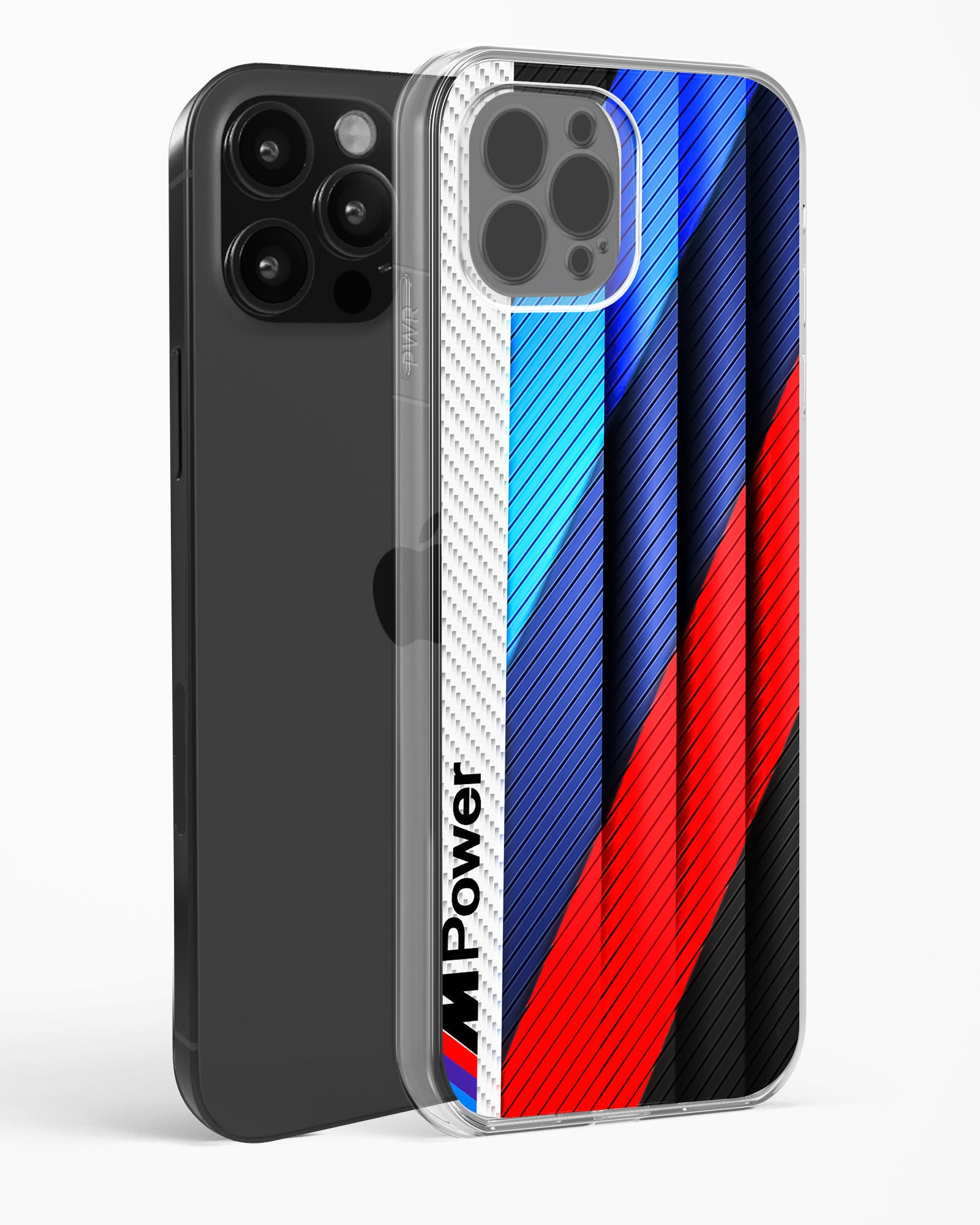Cool Racing Pattern Clear Silicone Case