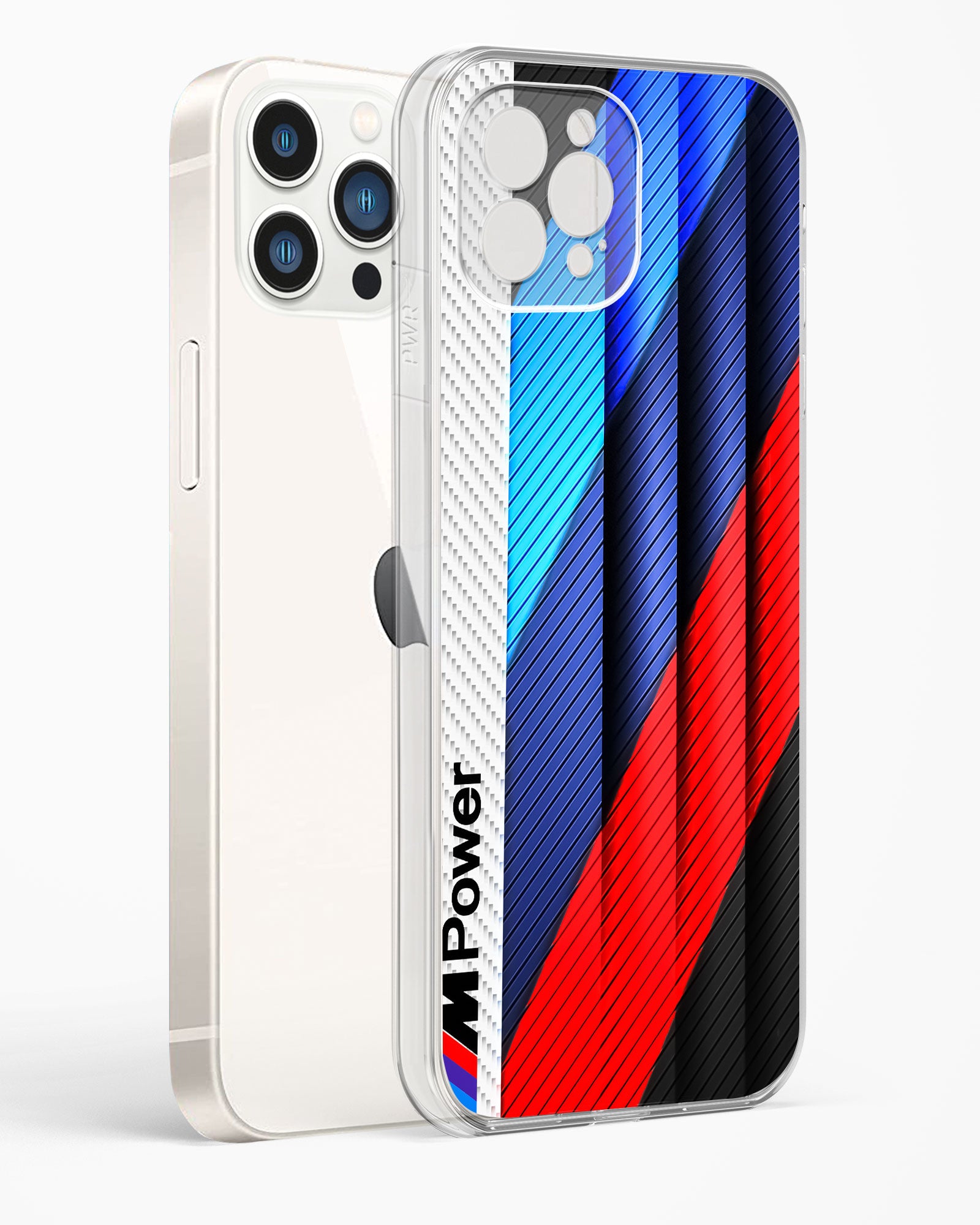 Cool Racing Pattern Clear Silicone Case