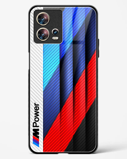 Cool Racing Pattern Glass Phone Case-Motorola Edge 30 Fusion