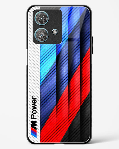 Cool Racing Pattern Glass Phone Case-Motorola Edge 40 Neo