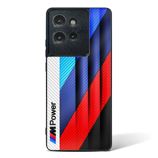 Cool Racing Pattern Glass Phone Case-Motorola Edge 50