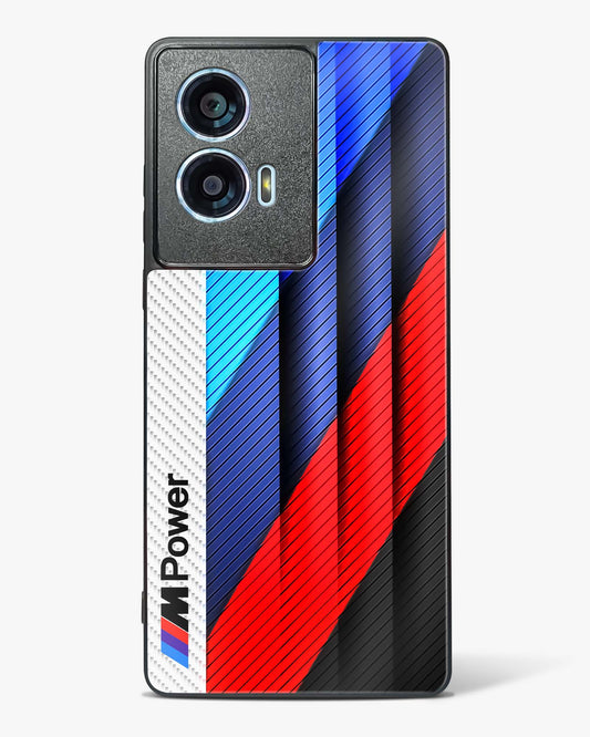 Cool Racing Pattern Glass Phone Case-Motorola Edge 50 Fusion