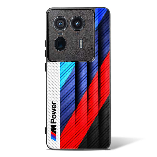 Cool Racing Pattern Glass Phone Case-Motorola Edge 50 Ultra