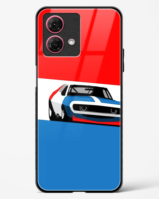 Cool Racing Speed Glass Phone Case-Moto G84 5G