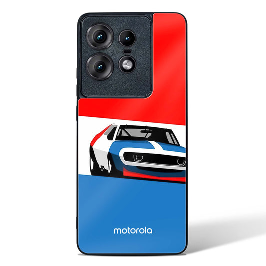 Cool Racing Speed Glass Phone Case-Motorola Edge 50 Pro