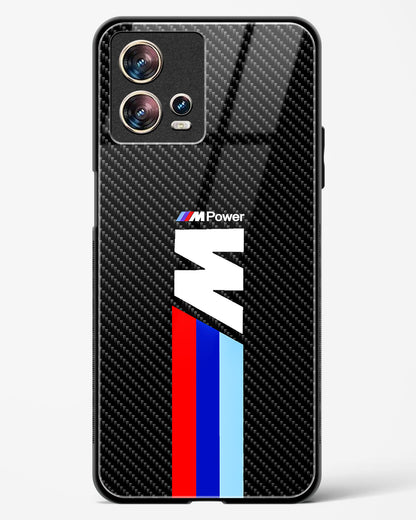 Cool Racing Striped Glass Phone Case-Motorola Edge 30 Fusion
