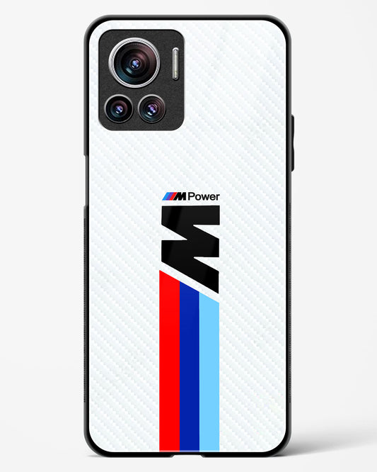 Cool Racing Striped Glass Phone Case-Motorola Edge 30 Ultra