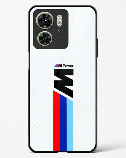 Cool Racing Striped Glass Phone Case-Motorola Edge 40
