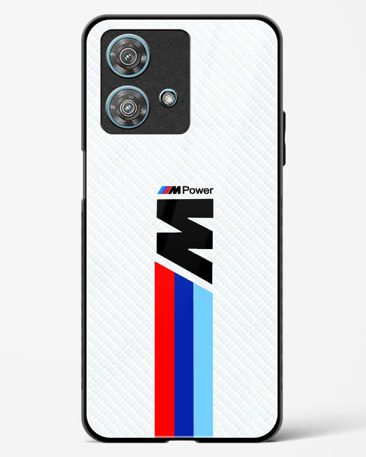 Cool Racing Striped Glass Phone Case-Motorola Edge 40 Neo