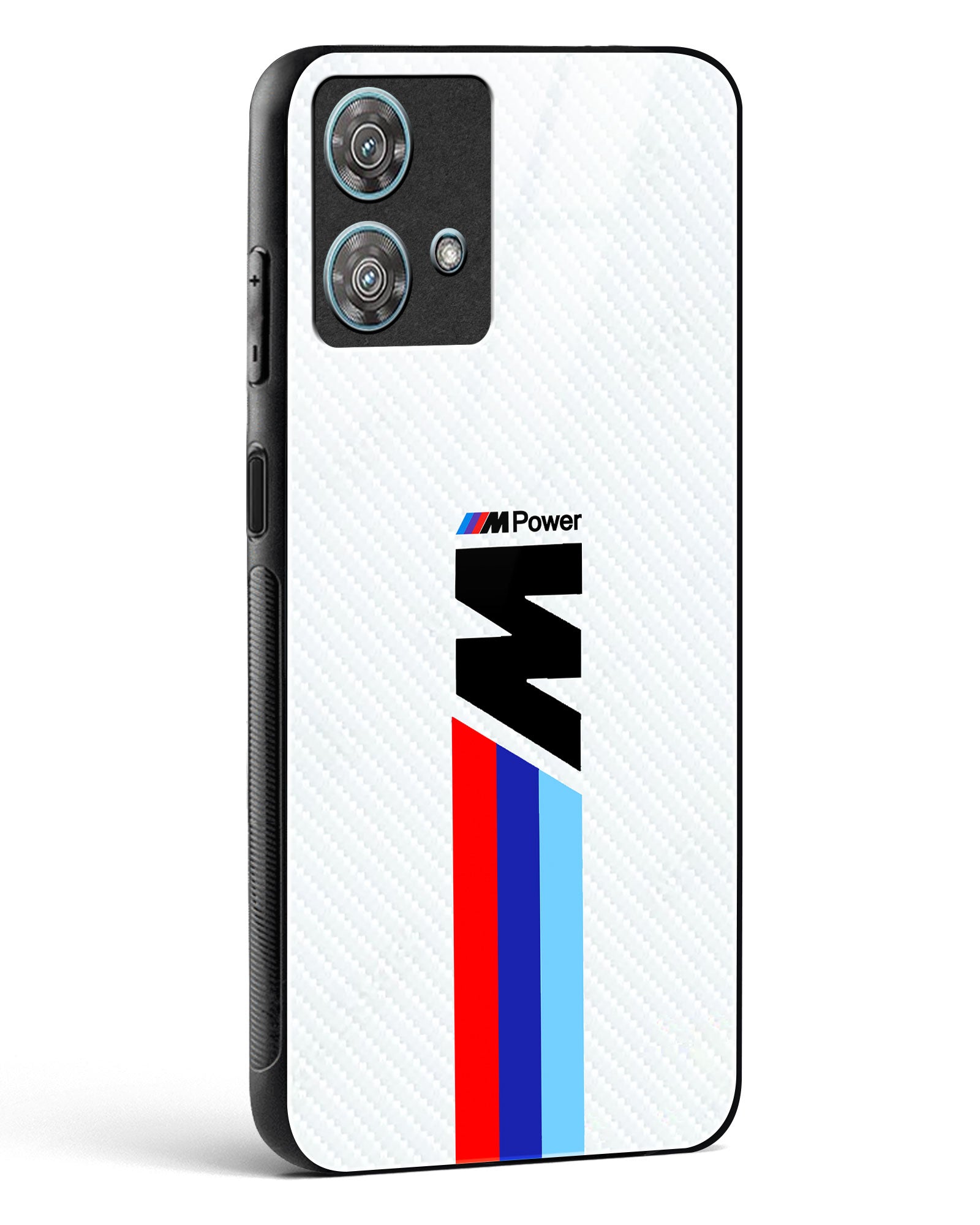 Cool Racing Striped Glass Phone Case-Motorola Edge 40 Neo