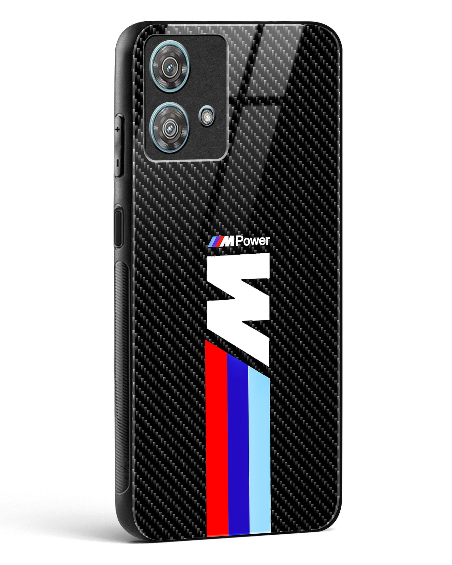 Cool Racing Striped Glass Phone Case-Motorola Edge 40 Neo