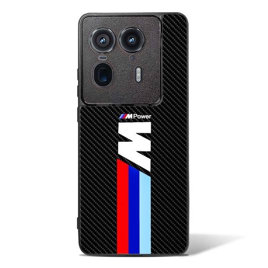 Cool Racing Striped Glass Phone Case-Motorola Edge 50 Ultra