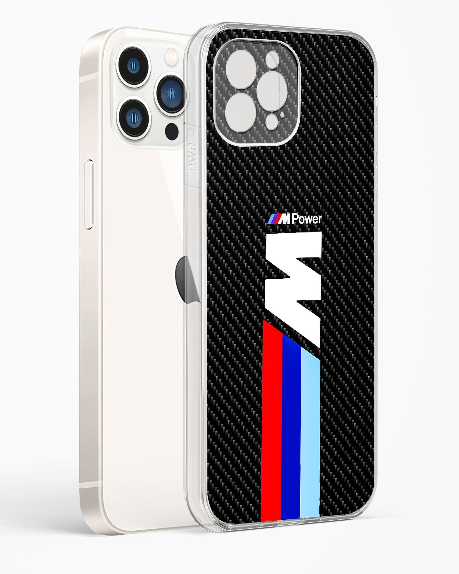 Cool Racing Stripes Clear Silicone Case