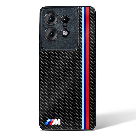Cool Racing Stripes Glass Phone Case--Motorola Edge 50 Pro