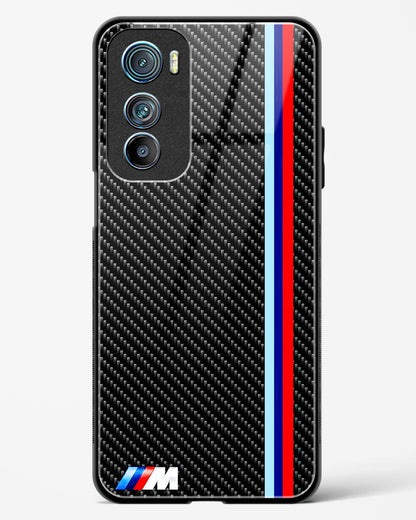 Cool Racing Stripes Glass Phone Case-Motorola Edge 30