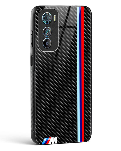 Cool Racing Stripes Glass Phone Case-Motorola Edge 30