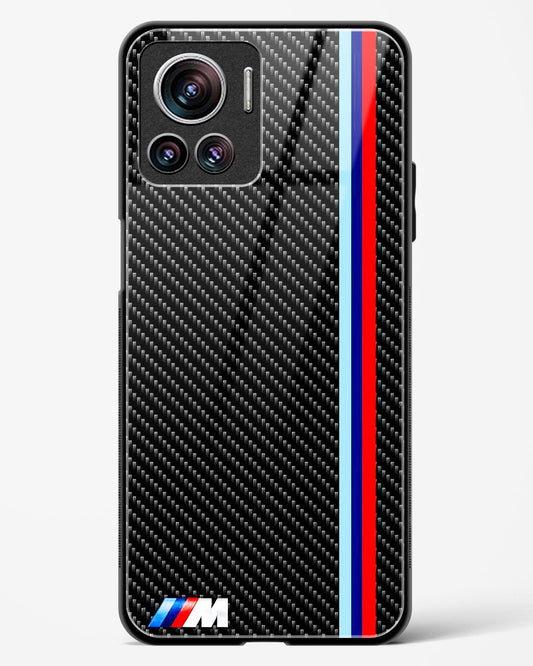 Cool Racing Stripes Glass Phone Case-Motorola Edge 30 Ultra