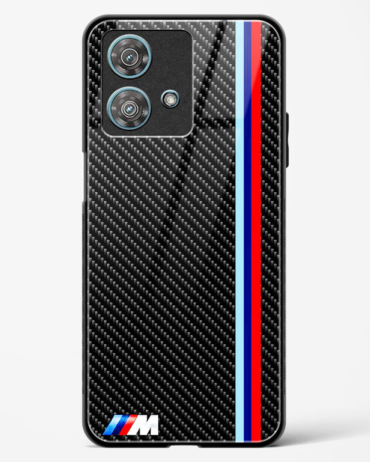 Cool Racing Stripes Glass Phone Case-Motorola Edge 40 Neo