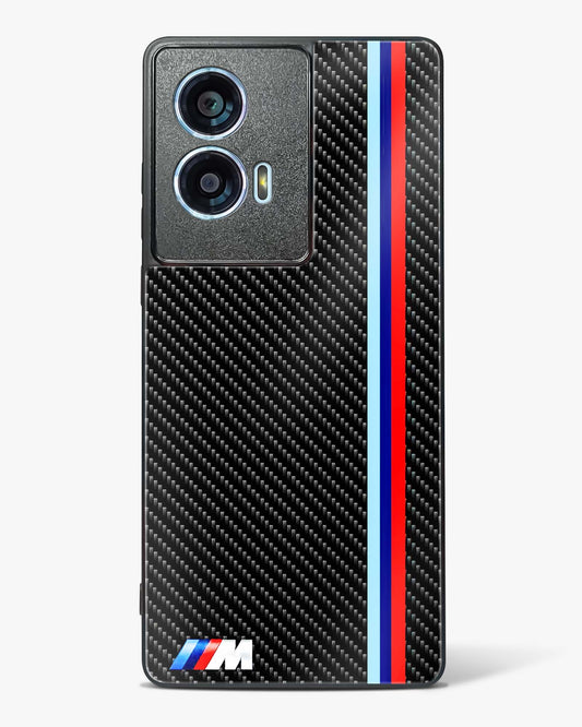 Cool Racing Stripes Glass Phone Case-Motorola Edge 50 Fusion