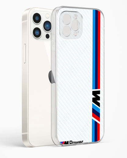 Cool Racing White Power Clear Silicone Case
