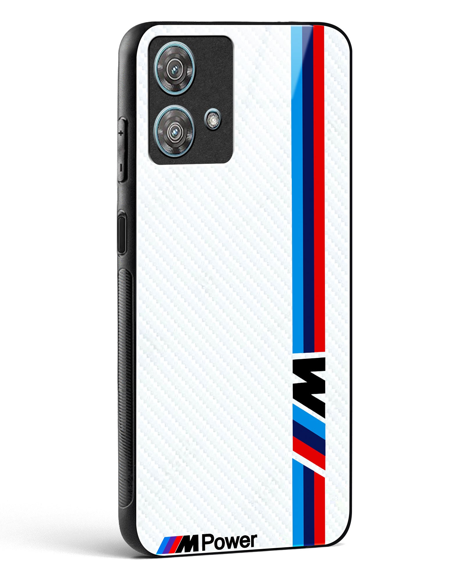Cool Racing White Power Glass Phone Case-Motorola Edge 40 Neo