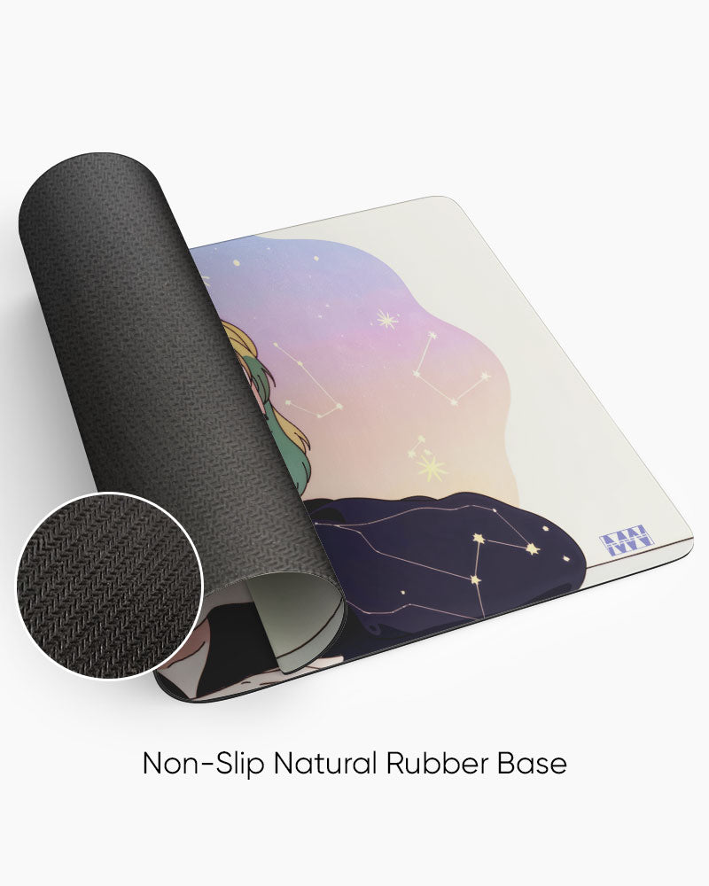 Cosmic Contemplation Desk Mat