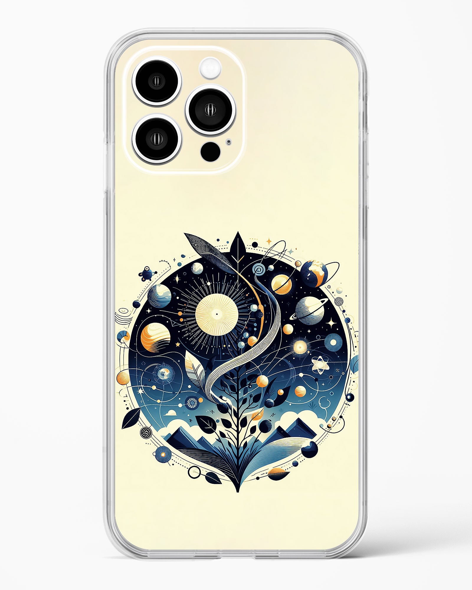 Cosmic Dreamer Clear Silicone Case