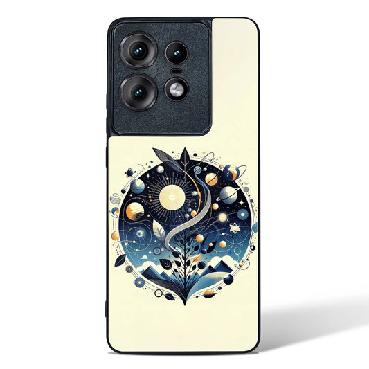 Cosmic Dreamer Glass Phone Case-Motorola Edge 50 Pro