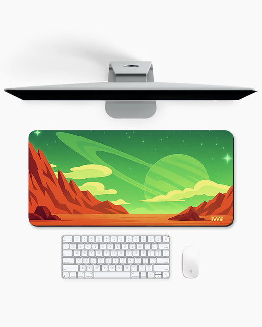 Cosmic Frontier Saturn's Realm Deskmat