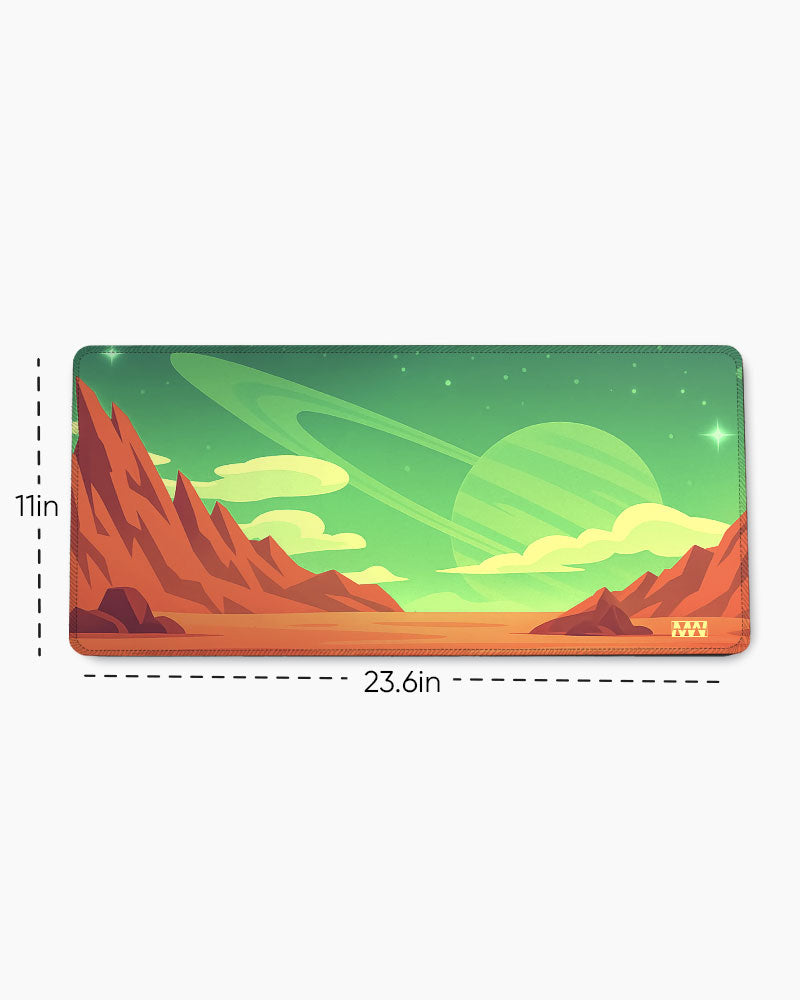 Cosmic Frontier Saturn's Realm Deskmat