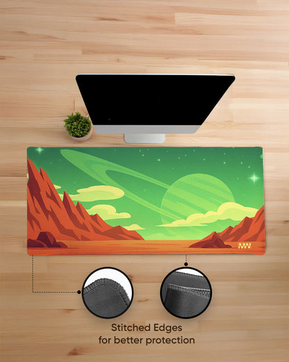 Cosmic Frontier Saturn's Realm Deskmat