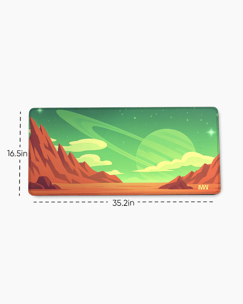 Cosmic Frontier Saturn's Realm Deskmat