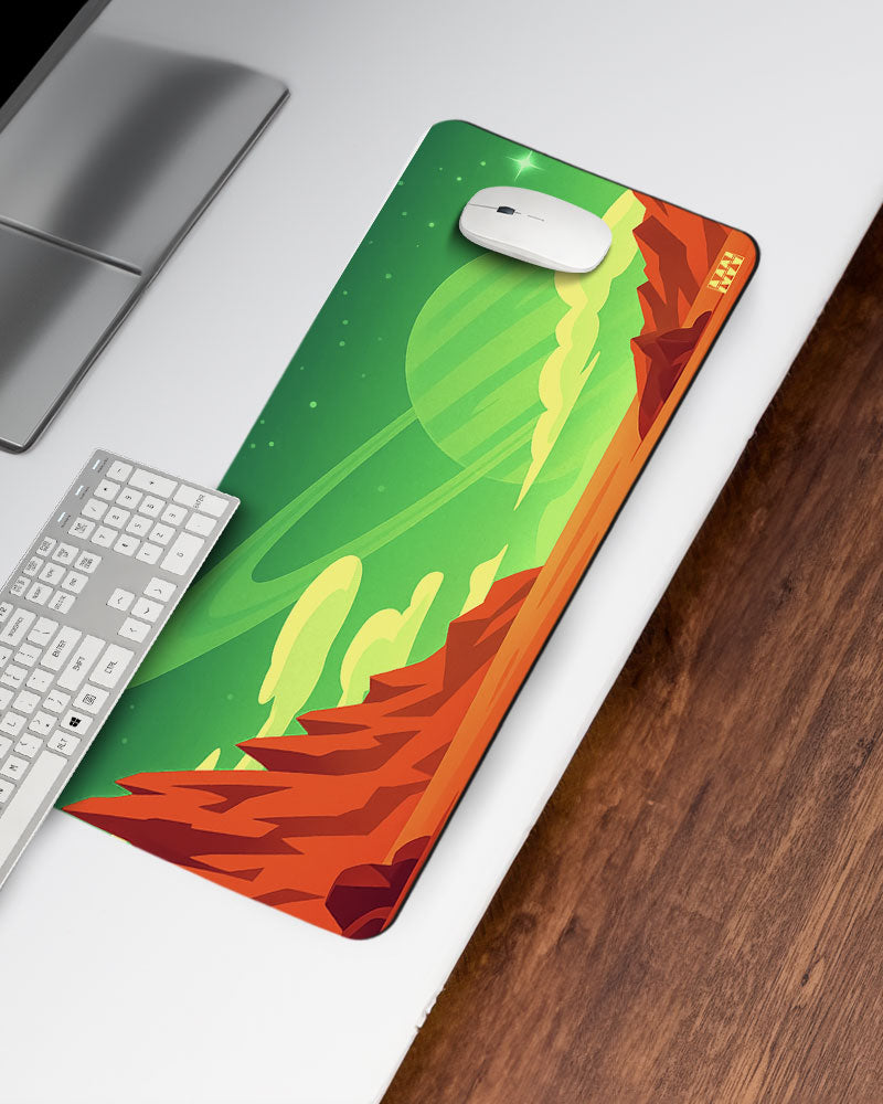 Cosmic Frontier Saturn's Realm Deskmat