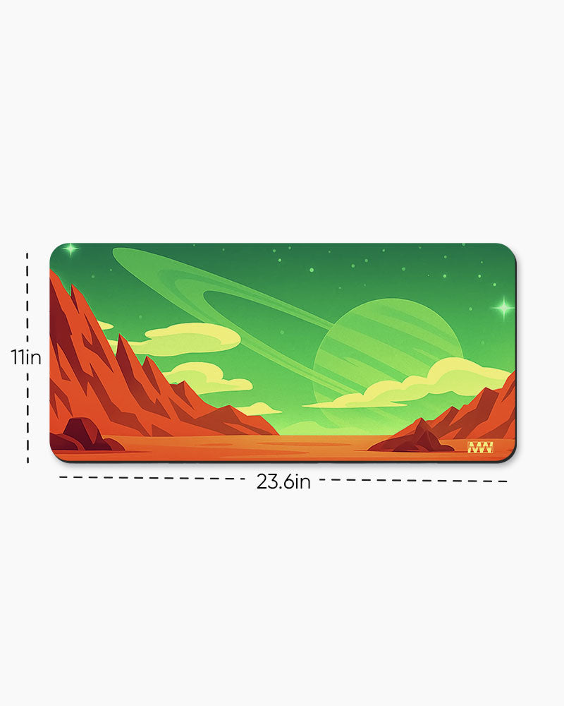 Cosmic Frontier Saturn's Realm Deskmat