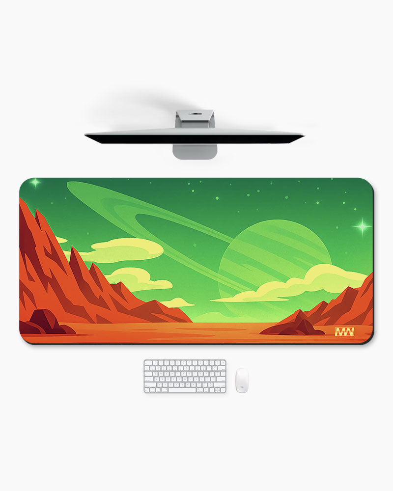 Cosmic Frontier Saturn's Realm Deskmat