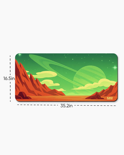 Cosmic Frontier Saturn's Realm Deskmat