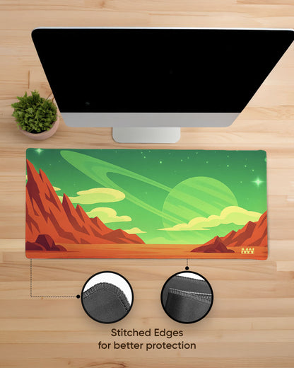 Cosmic Frontier Saturn's Realm Deskmat