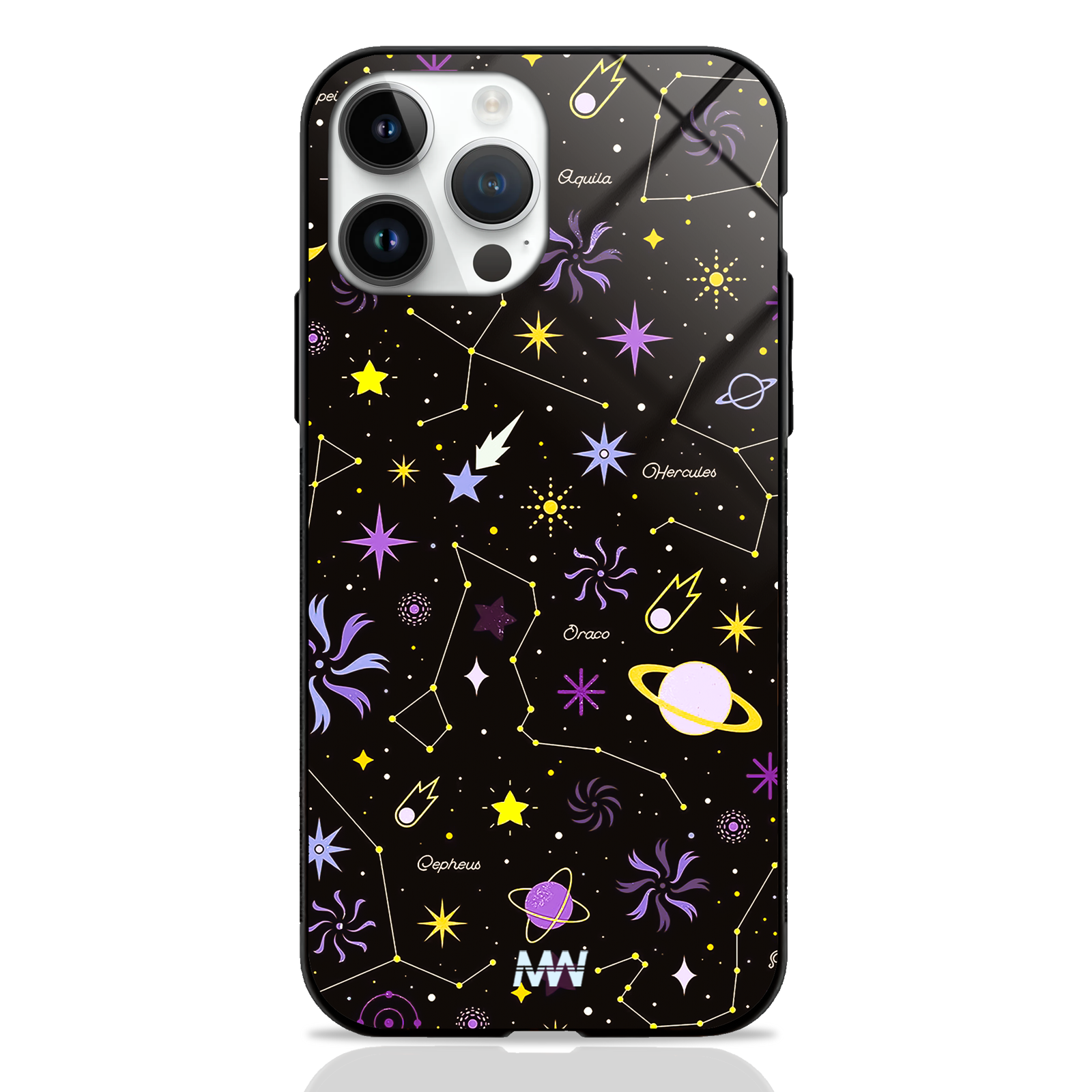 Cosmic Nights Premium Glass Case -  - MW Stuffs - 