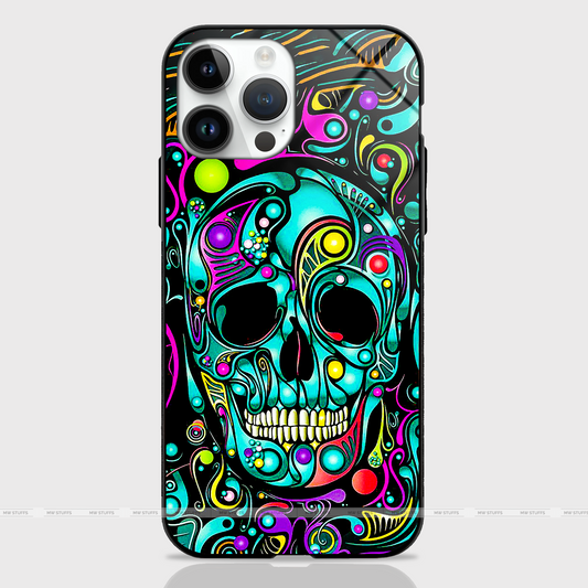 Cosmic Skull Art GLASS CASE -  - MW Stuffs - 