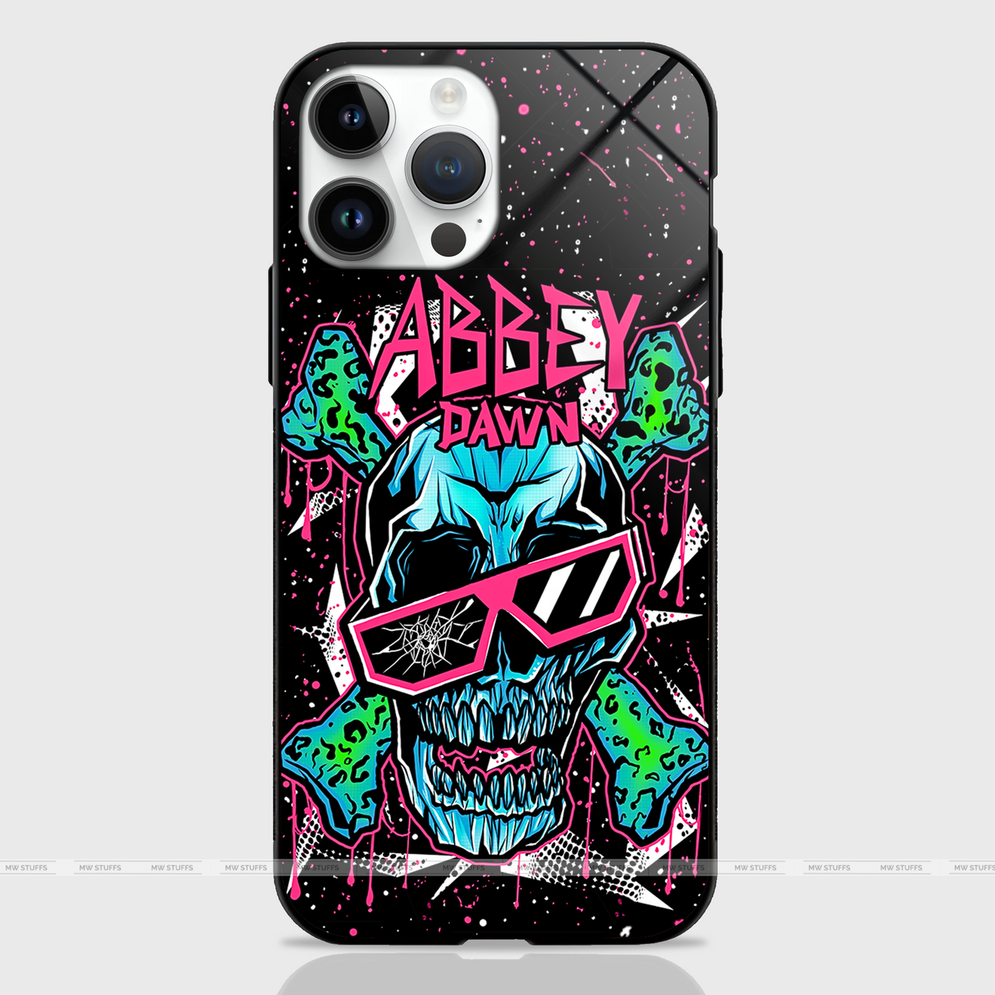 Cosmic Skull Art GLASS CASE -  - MW Stuffs - 