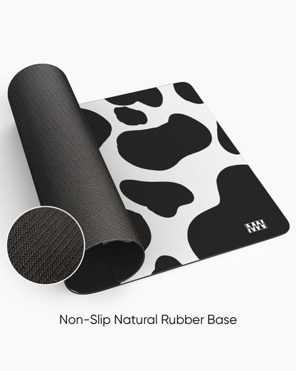 Cow Print Desk Mat