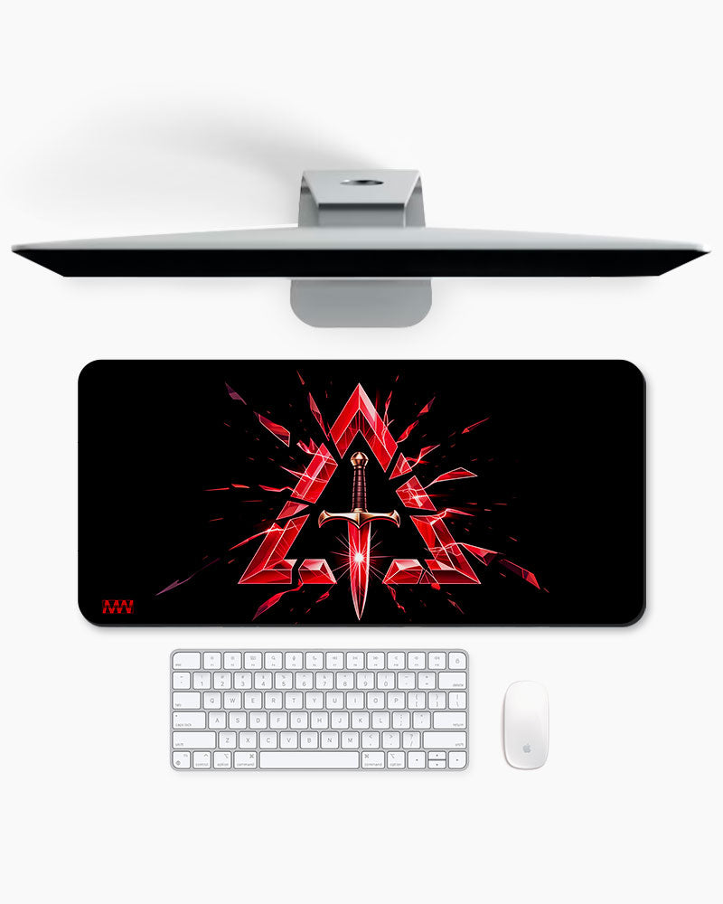 Crimson Warrior’s Legacy Deskmat